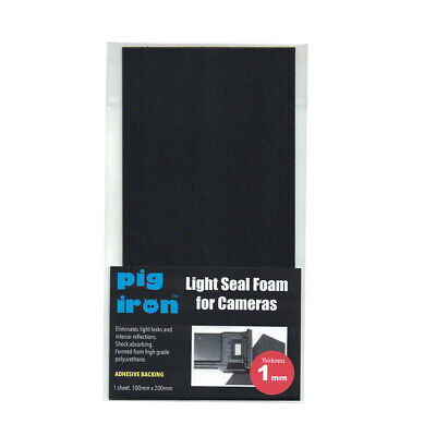 LUCE Seal Schiuma 1.5mm Autoadesivo Film Camera Riparazione Foglio 21cmx15cm UK Made 
