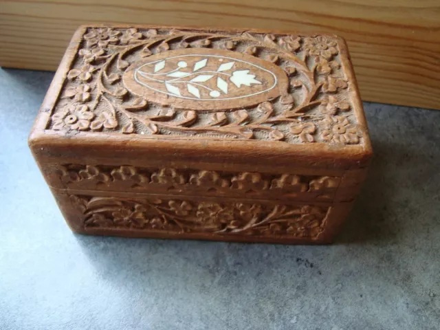 Small Indian Rosewood Box