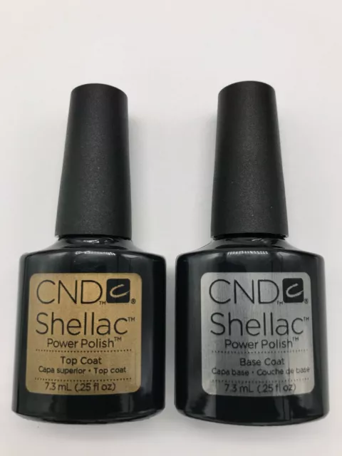 CND Shellac Base & Top Coat Gel Nail Polish - Soak Off UV - Fast Dispatch - UK