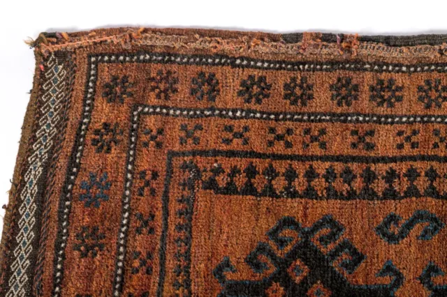 Antique Wool Saddle Bag / Rug Hand-Knotted Late 19th/Early 20th Century 2