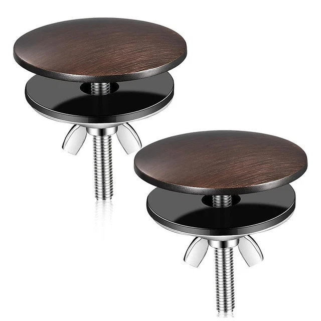 HARFINGTON Lot De 2 Bouchons De Tuyau En Acier Inoxydable 304