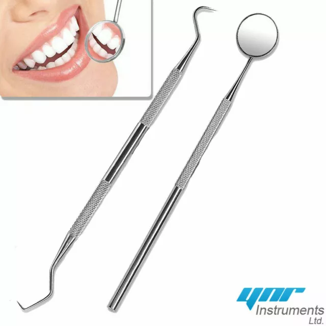 Professional Dental Tartar Calculus Plaque Remover Tooth Scraper - Dental Mirror