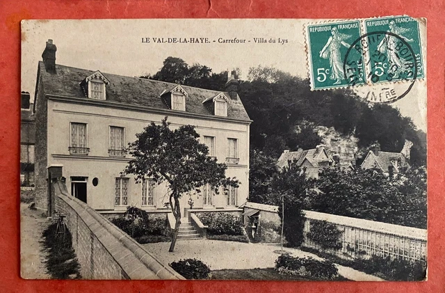 CPA VAL-DE-LA-HAGUE - crossroads - Villa du Lys