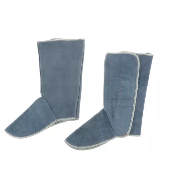 1 paio di scarpe protettive per saldature Piedi Cover Fire Flame Resistant Blue