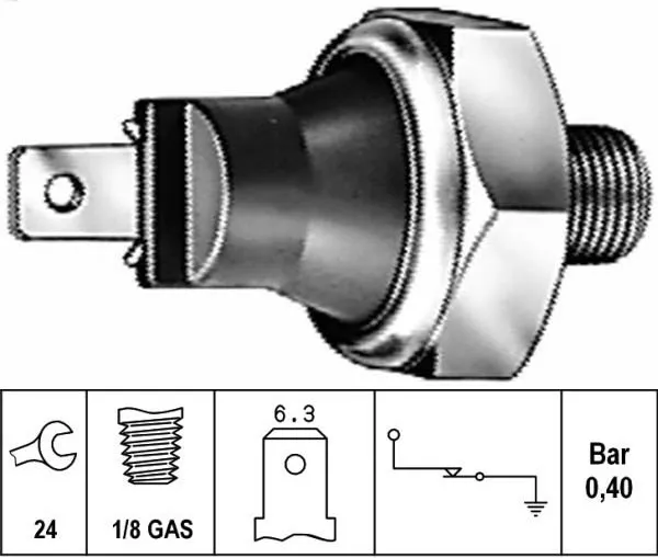 CAPTEUR PRESSION HUILE MAZDA 626 IV Hatchback (GE) 2.0 D GLX Comprex 75 CH 01.19