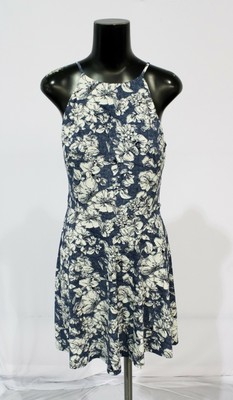 Fortune + Ivy Women's Liv Floral Knit Sleeveless A-Line Dress MB2 Blue Small NWT