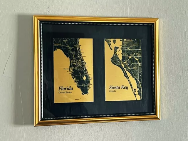 Florida Map | Siesta Key Wall Art