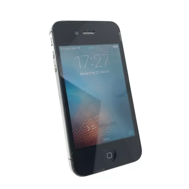 SMARTPHONE APPLE - IPHONE 4S - A1387 - 16GO - NOIR - Testé 100% Fonctionnel