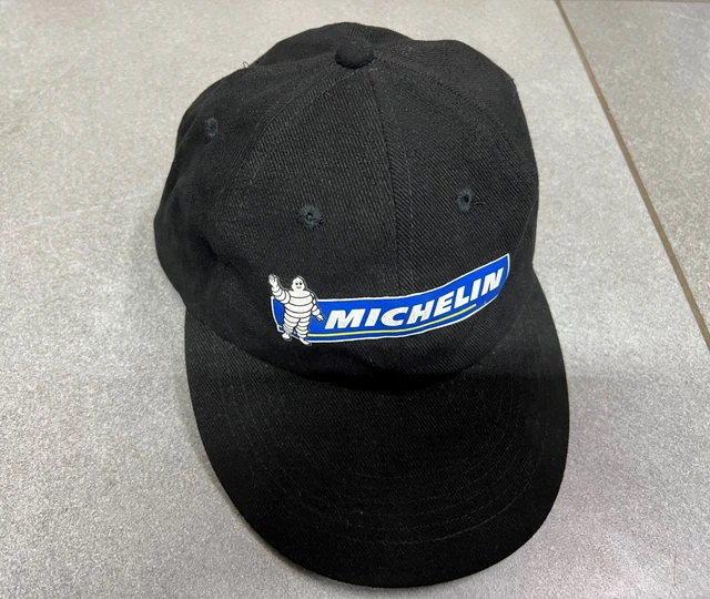 Casquette Cap Reglable Officielle Noire Pneus Pneumatiques Bibendum Michelin