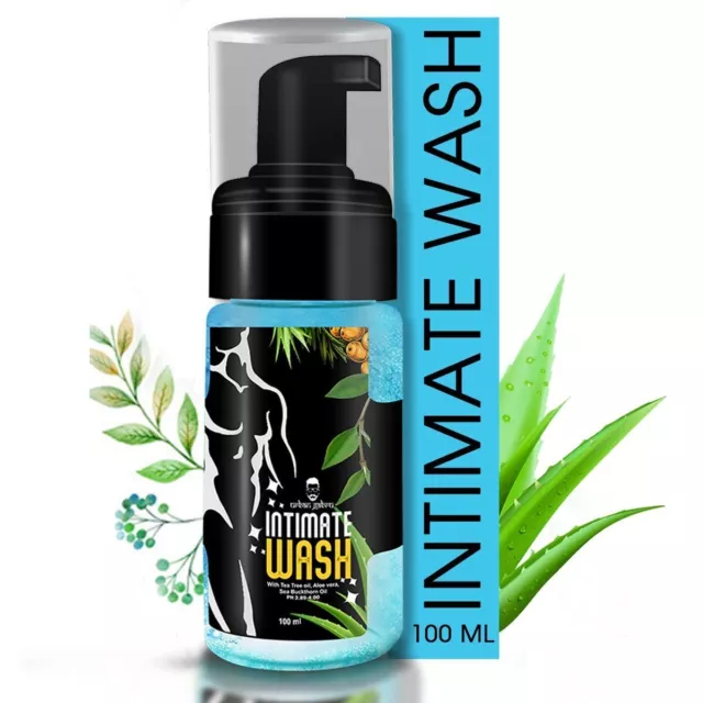 UrbanGabru lavado íntimo natural para hombre, pH equilibrado lavado íntimo/100 ml