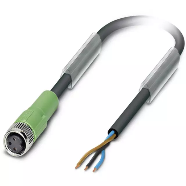 Câble pour capteurs/actionneurs Phoenix Contact SAC-3P-10,0-PVC/M 8FS BK