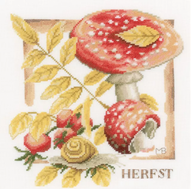 LANARTE  0162304  Saison Automne  Kit  Broderie  Point de Croix  Compté