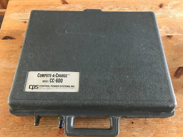 Compute-A-Charge Refrigerant Scale ~ Model CC-600 - Control Power Systems