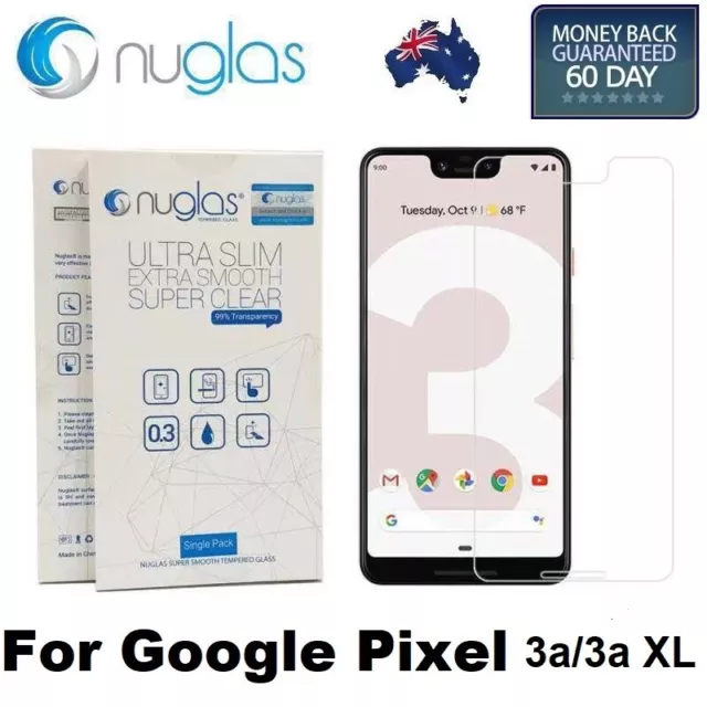 GENUINE NUGLAS Google Pixel 3 3A XL Premium Tempered Glass Screen Protector