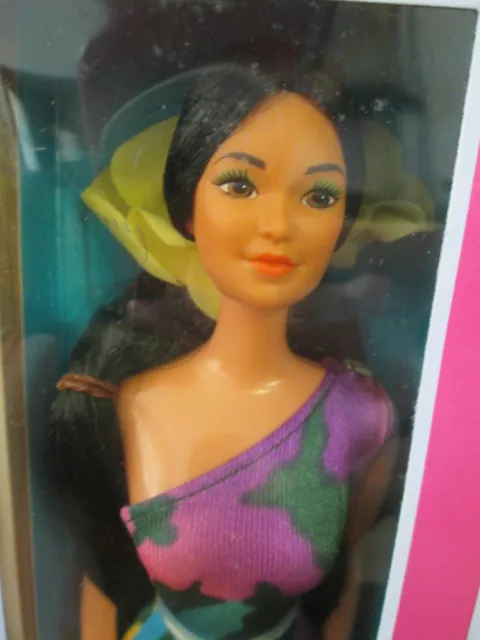 NRFB Vintage Barbie: 1985 TROPICAL MIKO Doll #2056 Sealed 2