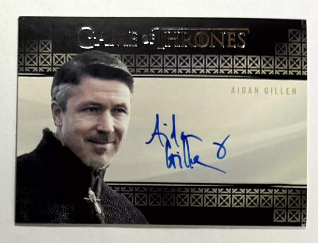 Game of Thrones InfleXions Aidan Gillen as Littlefinger Autograph Card Auto