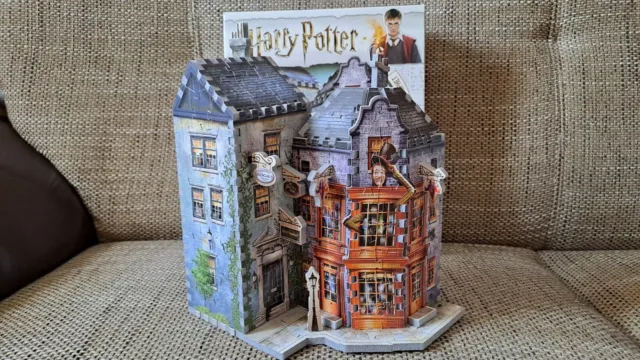 Wrebbit 3D Puzzle Harry Potter-Weasley's Wizard Wheezes&Daily Prophet. Gebraucht