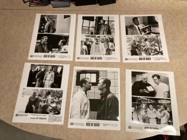 Kiss of Death 1995 B/w 6 Press Photos 8x10 Nicolas Cage  Samuel Jackson