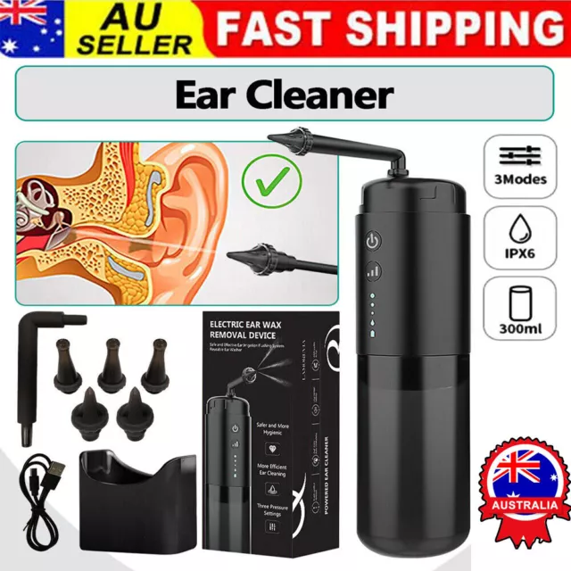 Ear Wax Removal Tool Water Powered Wush Ear Cleaner Electric Ear Cleaning Kits