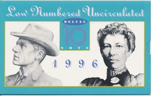 Australia: 1996 $10 "DELUXE" Low Number NPA Folder. SCARCE Cat $200