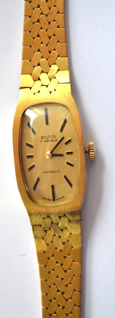 Avia 17 jewels incabloc swiss made watch sale