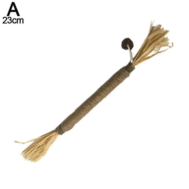 Long Section 23Cm Catnip Toys Cat Wand Silvervine Sticks Cat Toys For Indoor  P9