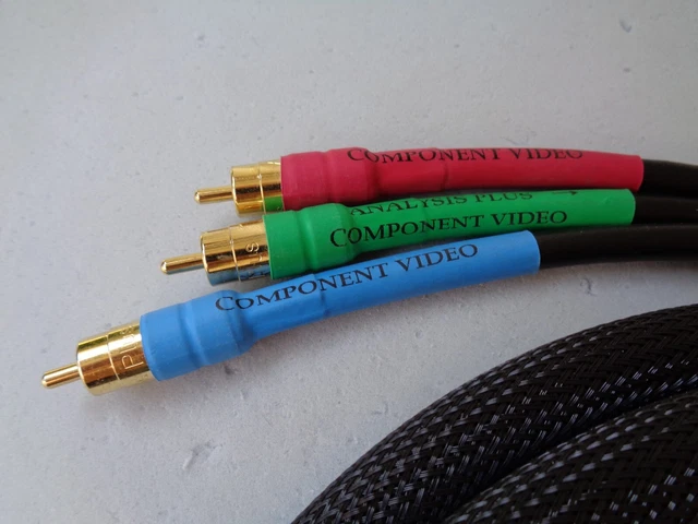 Analysis Plus "Rgb" Interconnect Nos 6 1/2 Feet Rca Connectors Audioquest Mint Analysis Plus "Rgb" Interconnect Nos 6 1/2 Feet Rca Connectors Audioquest Mint
