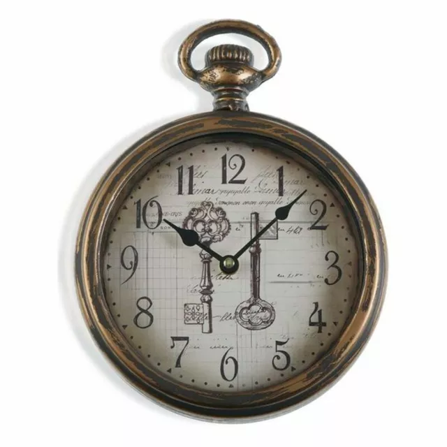 Reloj de Pared Versa Keys Metal [28 x 5 x 22 cm]