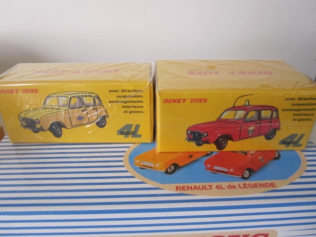 Coffret Dinky toys Atlas Renault 4L de légende