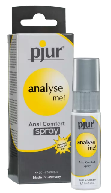 20ml pjur Analyse me! Anal Comfort Spray mit Panthenol & Aloe Vera, Analspray