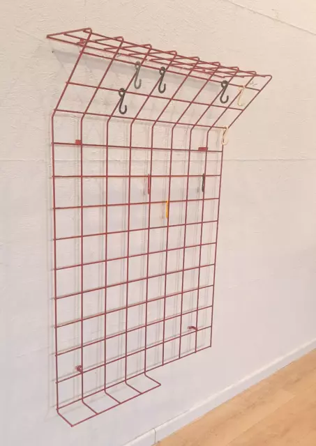 Vintage String Wandgarderobe Garderobe Mid Century 60er 70er