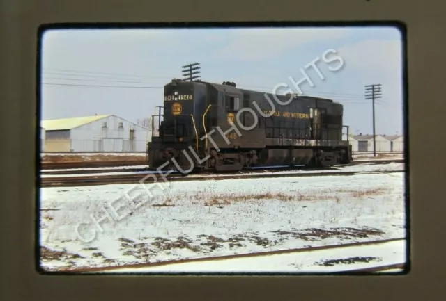 Original '72 Ektachrome Slide NW Norfolk Western 1948 U30B New Haven, CT    33V8
