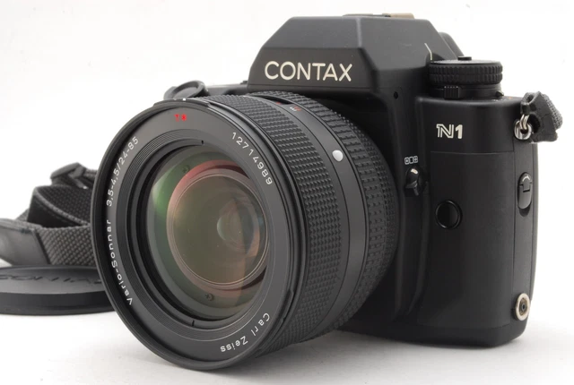 [Exc+5] Cámara fotográfica réflex CONTAX N1 35 mm Carl Zeiss 24-85 mm F/3,5-4,5 de JAPÓN