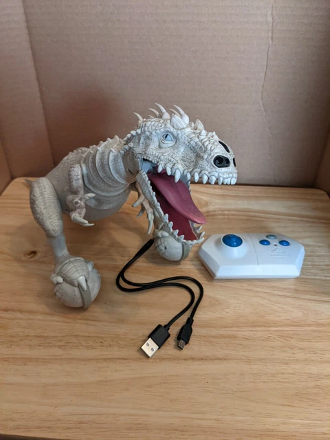 ZOOMER DINO JURASSIC World Indominus Rex Robot Dinosaur Remote Control ...