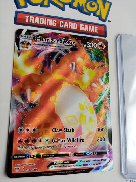 Carta Pok&eacute;mon Charizard V Arte Alterada Astros Cintilantes  Jm