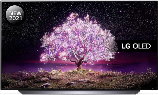 LG OLED55C14LB OLED HDR 4K Ultra HD 55" Smart TV with Freesat HD - Black A