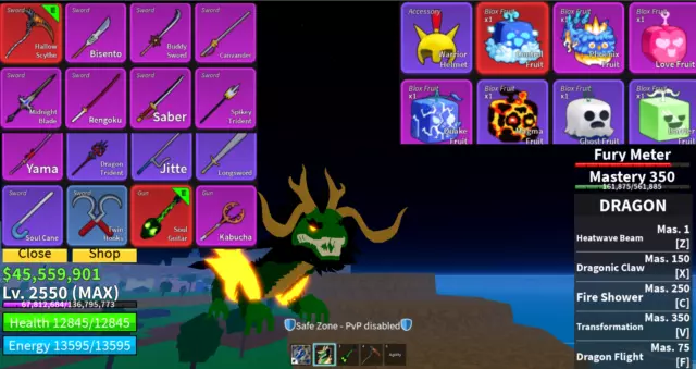 Account Blox Fruit - Level 2450 MAX - Full Awakening Buddha - V2 Stylez +  Superhuman