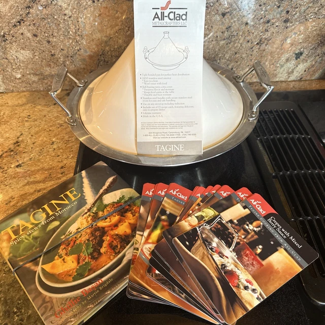 ALLCLAD METALCRAFTERS STAINLESS Steel Tagine in White Tajine 14
