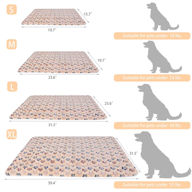 Self Warming Pet Bed Cushion Pad Dog Cat Cage Kennel Crate Soft Mat Sleeping Bed 7