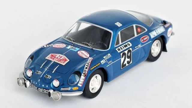 Alpine-Renault A110 - Rallye Automobile Monte-Carlo 1973 - Darniche - Mahé - Tro