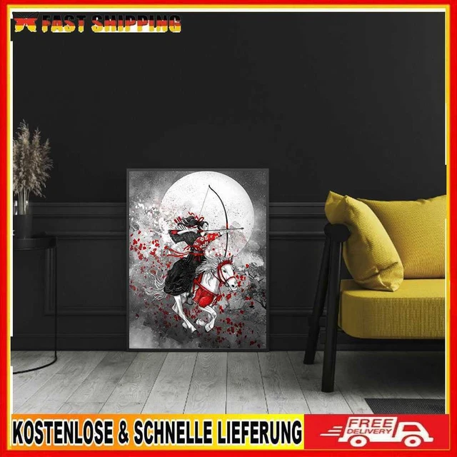 Serie abstracta hágalo usted mismo kits de pintura de diamantes taladro redondo completo decoración de pared arte artesanal