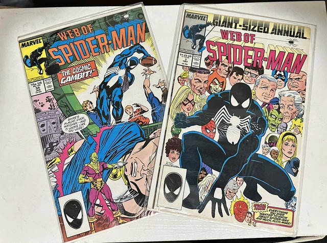 Web of Spider-Man (1987) Giant-Sized Annual Vol 1 # 3 & Web of Sipder-Man #34