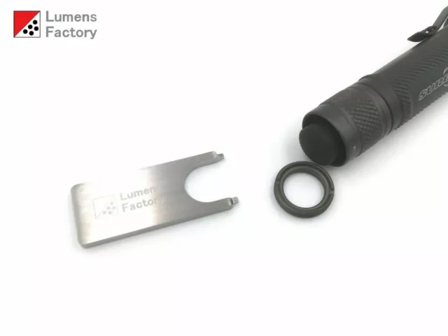 Tailcap Shroud Tool for Surefire E1 E2 EDCL E2T A2 L1 L2 LX2 V2, Z57 Z61 Z68 Z62