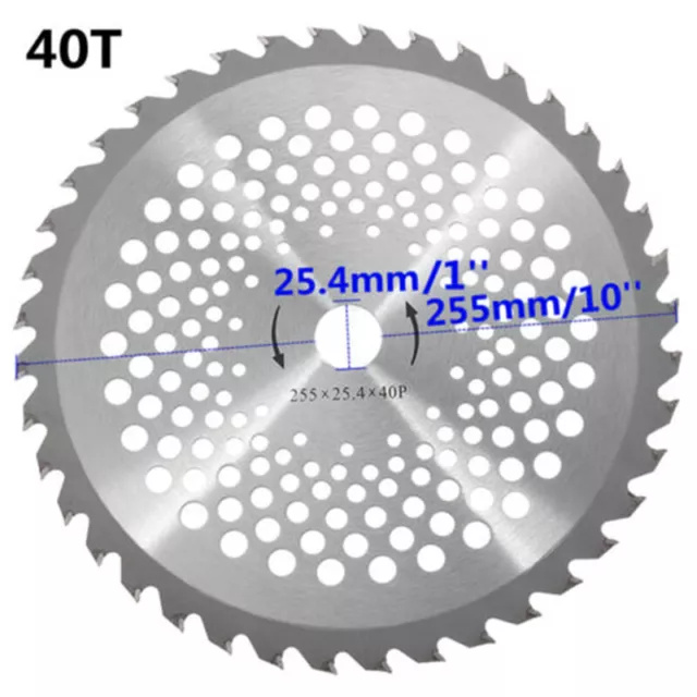 40T Denti Lama Disco for Decespugliatore 25.4mm Rotondo Taglierino Kit Fai da Te