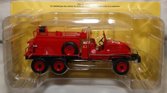 Camion De Pompier Brimont 4x4 CCF-S6000 échelle 1/43 - SDIS Aude - Neuf
