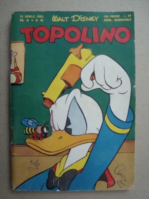 topolino libretto n° 64 ed.mondadori 1953