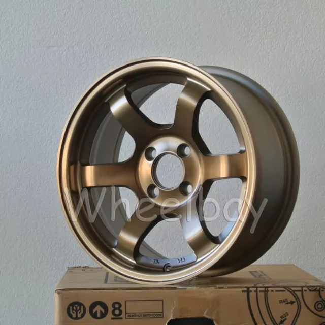 4 Pcs Rota Grid Concave   Wheels 15X7 4X100 20 67.1  Frsb  12.7 Lbs Last Set