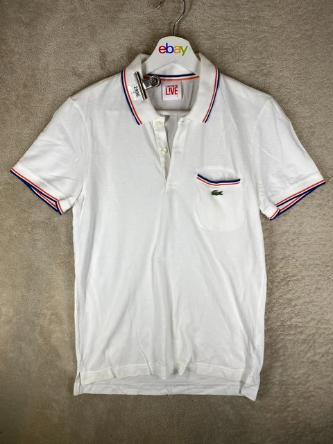 Polo Shirt Mens Short Sleeve Shirts LACOSTE POLO T-SHIRTS Top Size