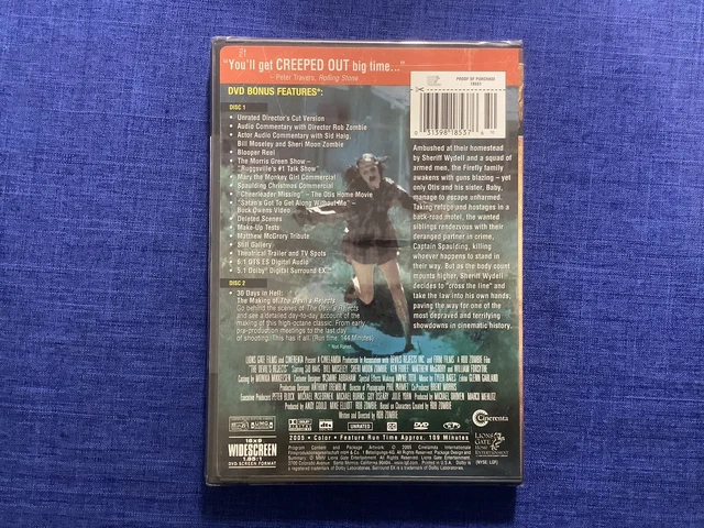 Devil S Rejects Ws Dvd Unrated Director S Cut Brand New Sealed