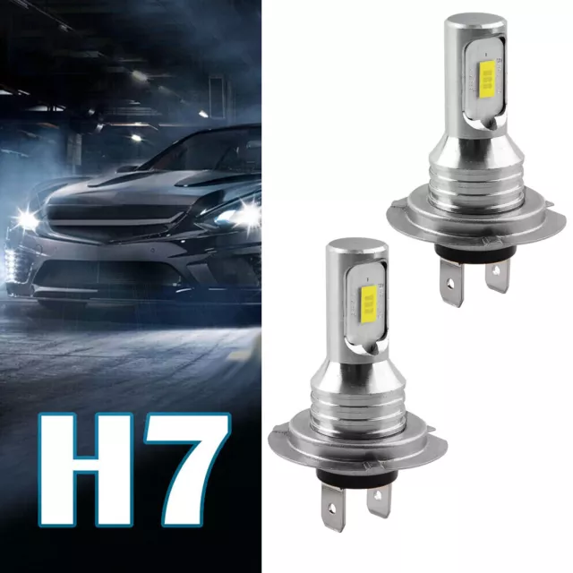 2X H7 Scheinwerfer Fern/Abblendlicht Auto Birnen Lampen Bulb Kit Fernlicht 6500K